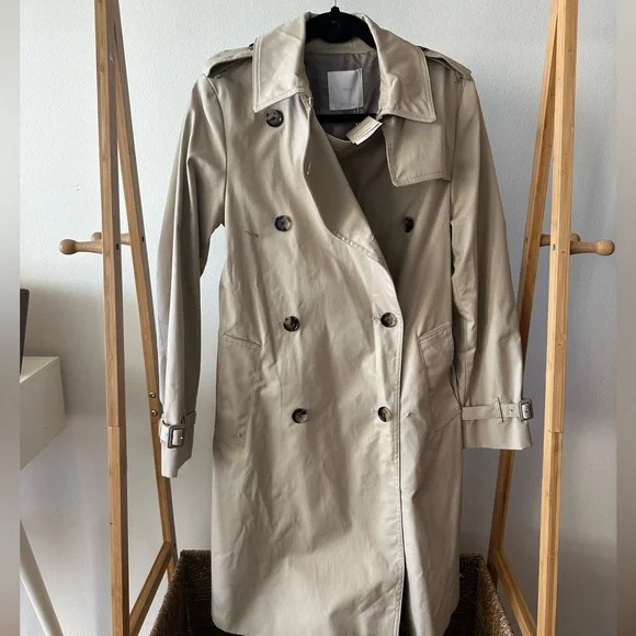 Mango Beige Trench Coat - Picture 15 of 16